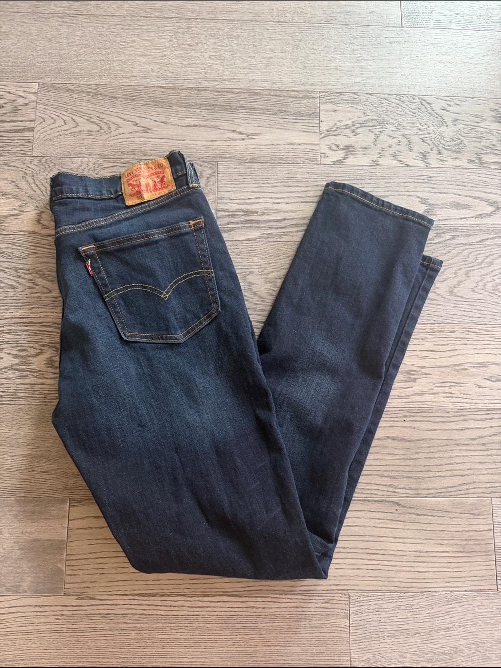 Men’s 511 Levi's Men's Dark Indigo Slim Jeans 36X36